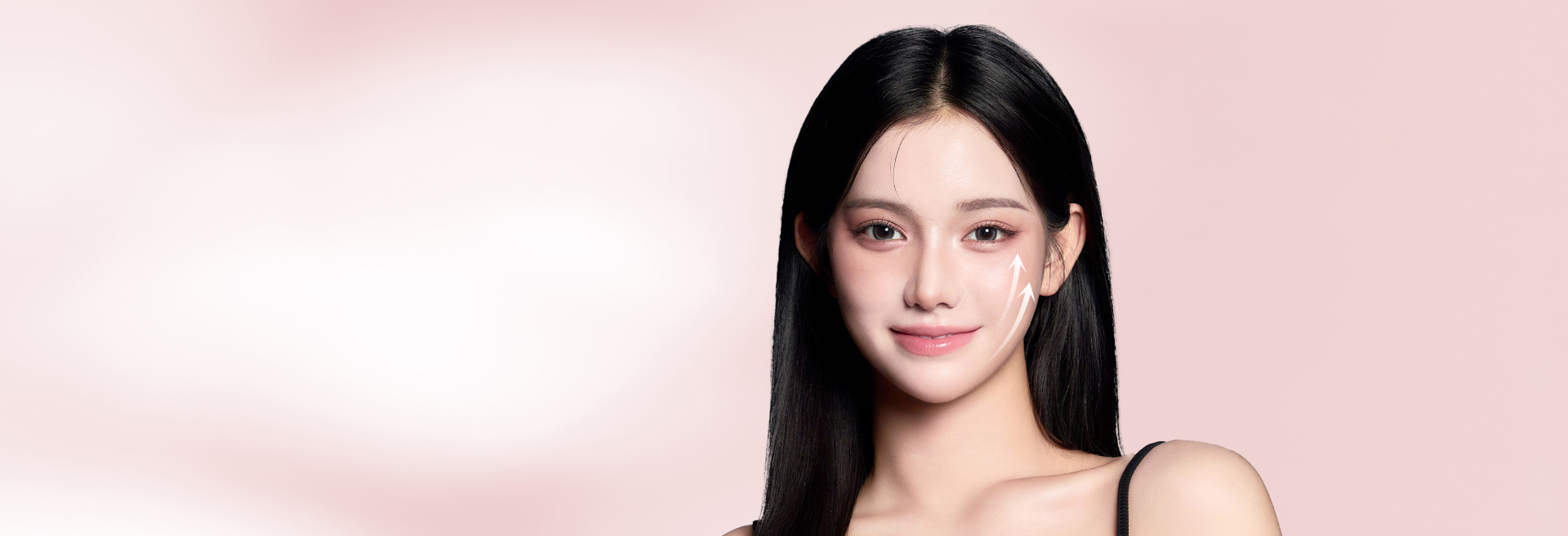 model with firm and lifted skin