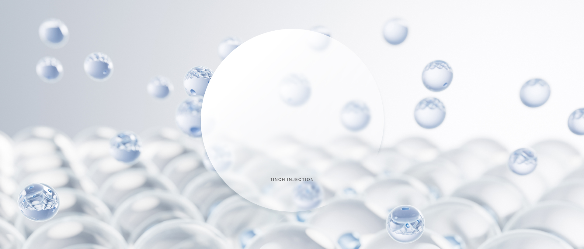 background with water droplets representing lienjang's body fat dissolving injection