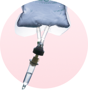 iv bag representing lienjang's Inner Beauty iv drips