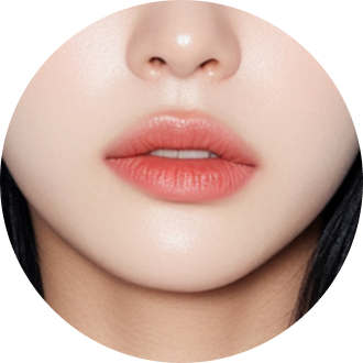 image of asymmetrical lips