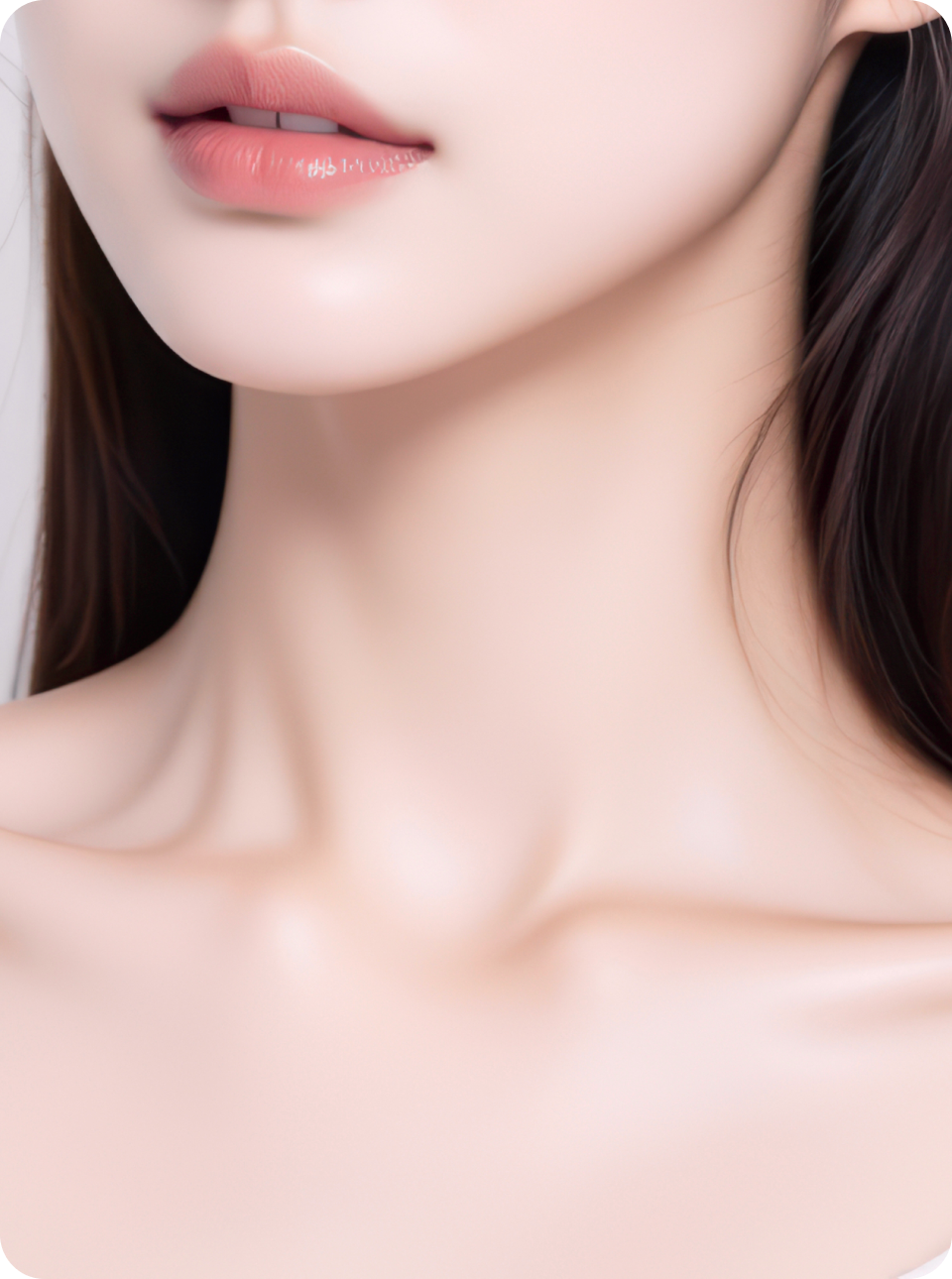 woman with smooth neck representing filler for neck wrinkles