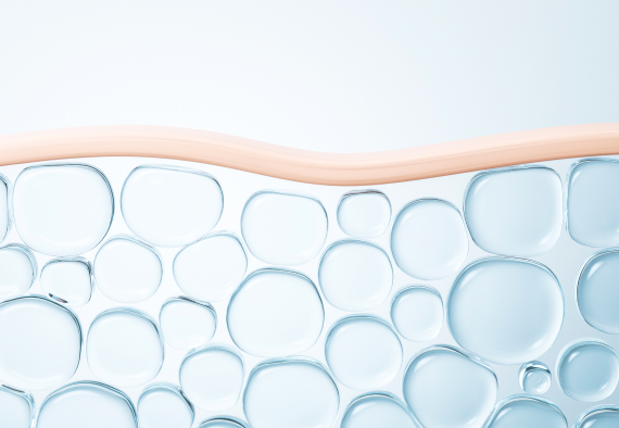 cells and skin layer to represent customizable filler injections