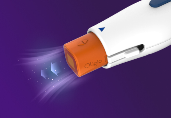 Oligio RF pain reduction system description image