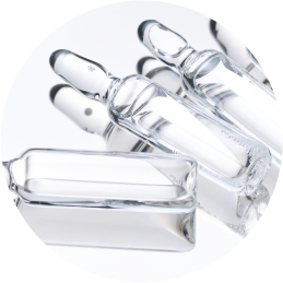 ampoule representing steroid-free fat dissolving injections