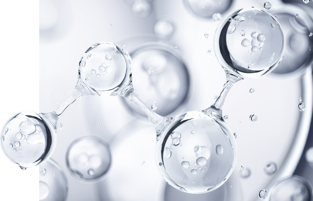 droplets representing stem cell growth factors