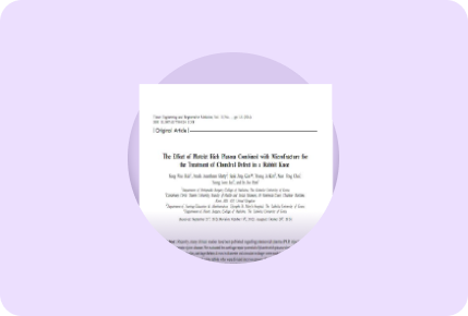 clinical document showing effectiveness of stem cell growth factor skin injections