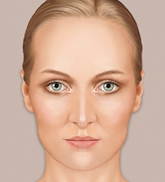 Example of a face in their 30s