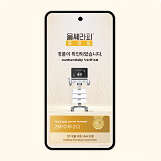 Follow the on-screen instructions to check if the device is authentic.